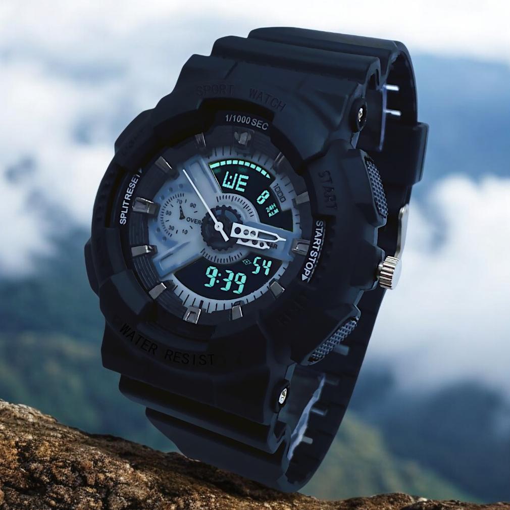 Jam Tangan G-Shock GA110 Pria Digital Dual Time