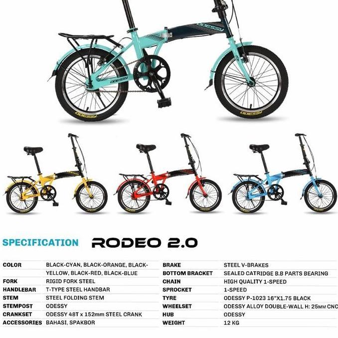 SEPEDA LIPAT 20 inch Atlantis Fold Outdoor