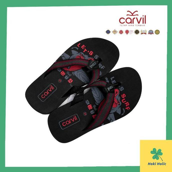 Carvil Pico - Sandal Jepit Anak Laki Laki Cowok Carvil Original