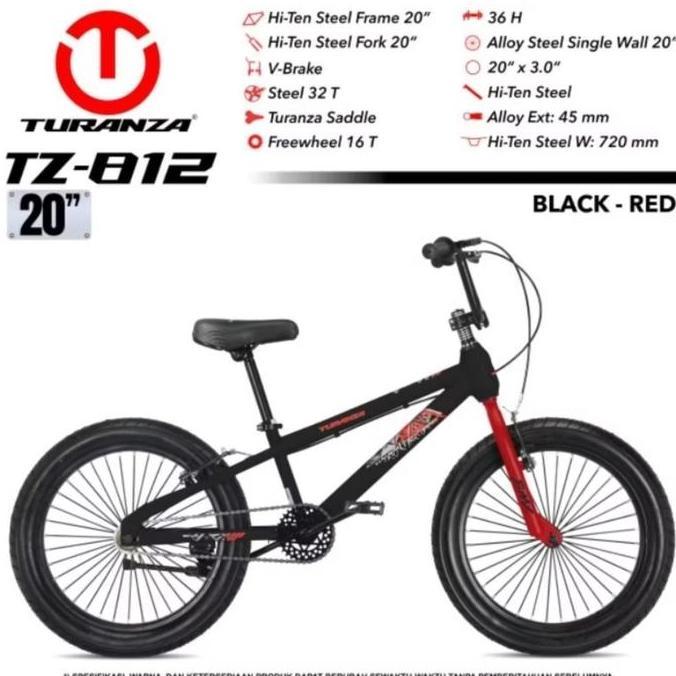 Sepeda BMX 20 inch Turanza Go BMX Ban Besar Bigwheel GOSEND BANDUNG