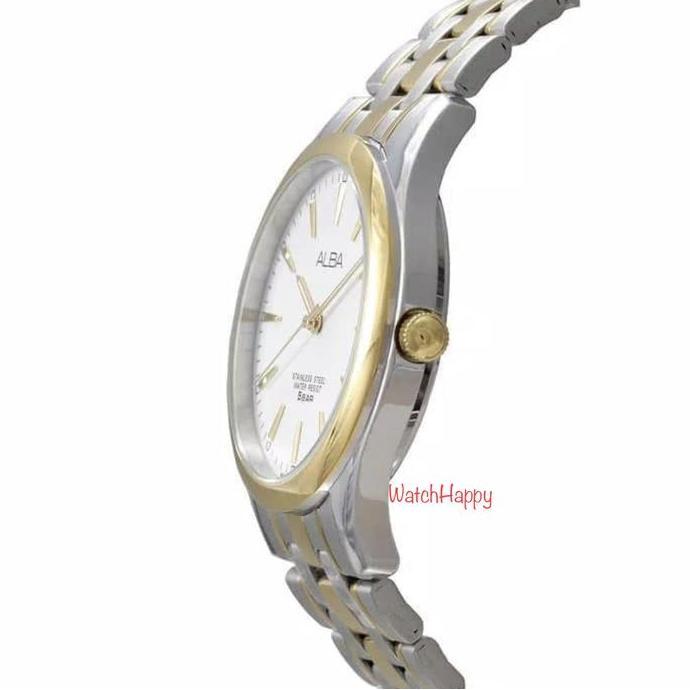 WatchHappy Alba ARSY30X1 Lady Silver Gold Stainless ARSY30 White Dial