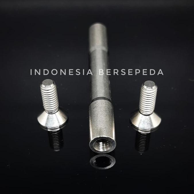 Brompton Rear Triangle Titanium Hinge Spindle Bolt - Engsel dan Baut Titanium Triangle Belakang Brom