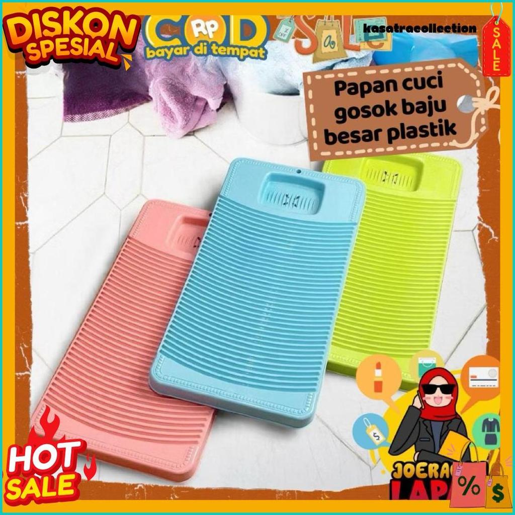 [Joeragan Lapak] Papan Cucian Besar - Papan Gilas Cuci Baju Penggilasan Penggilesan Gosok Plastik Rs