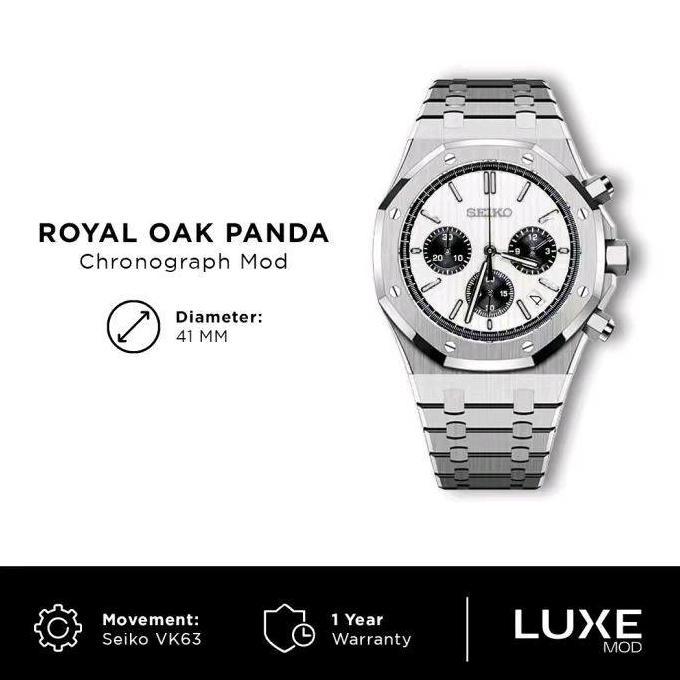 Seiko Oak Panda Chronograph VK63 Watch