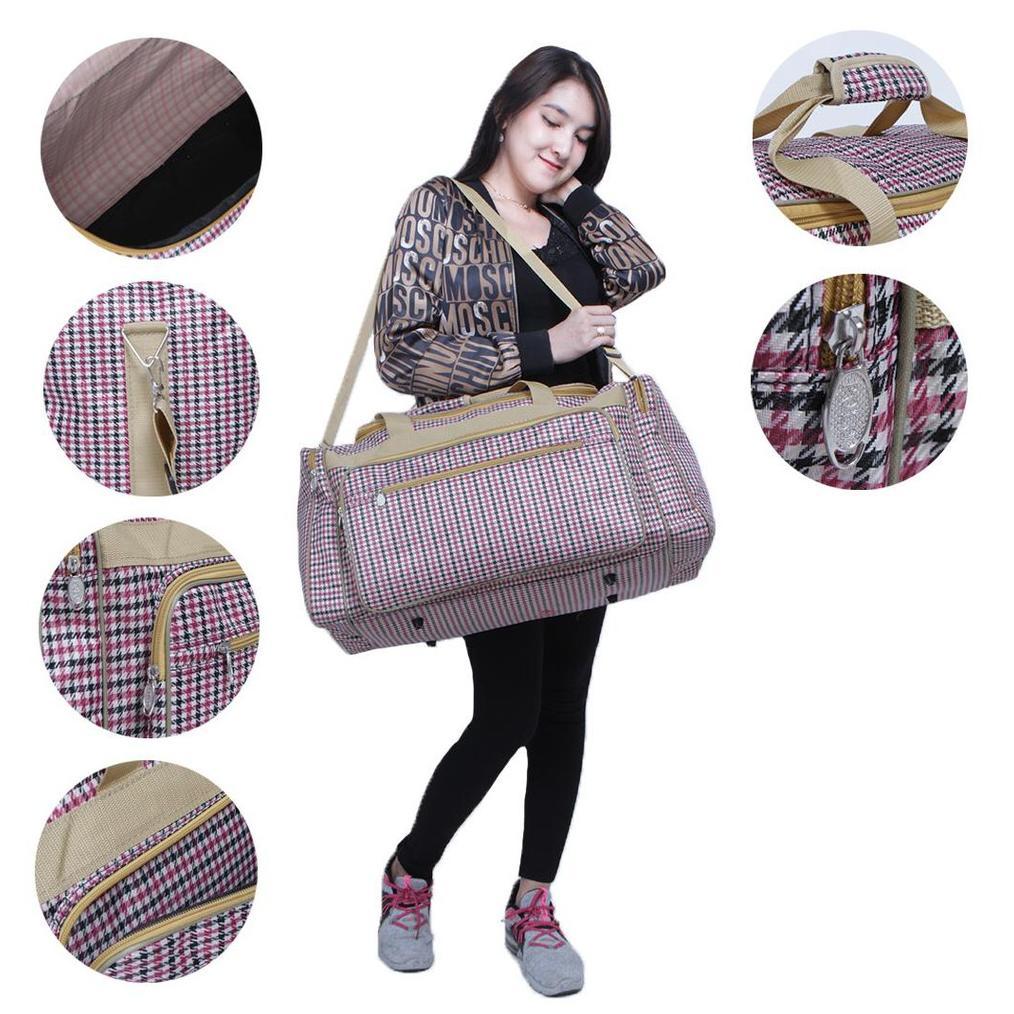 Travel Tas Traveling Pakaian Duffle Bag Baju Jumbo Wanita Pria Jinjing Besar Polo Ori Polos Original
