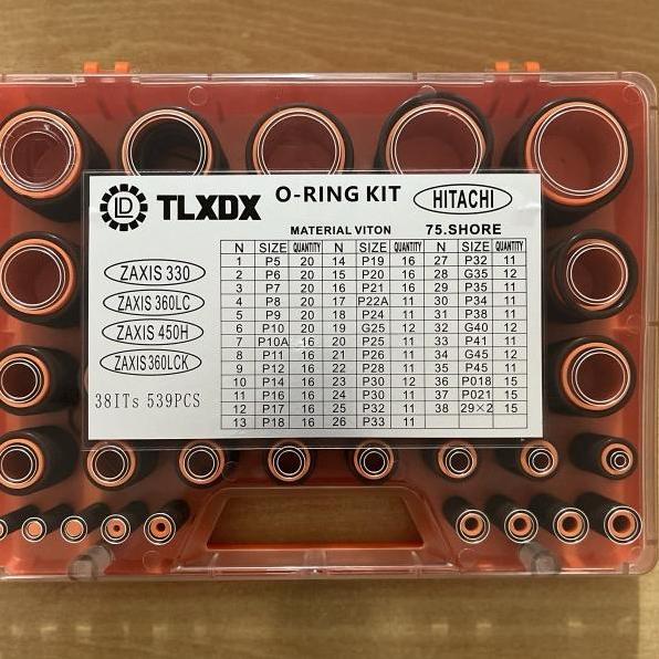 FYP O RING BOX VITON UNTUK HYUNDAI, CATERPILLAR, KOBELCO, HITACHI,KOMATSU ''
