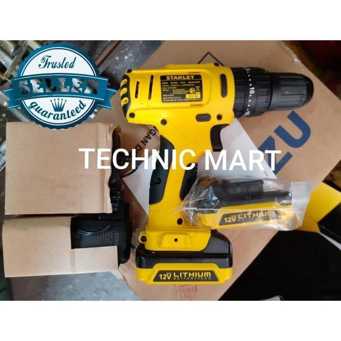Promo Cordless Hammer Drill 12V SCH121S2 Stanley Bor Tembok Baterai (Dewalt) Diskon