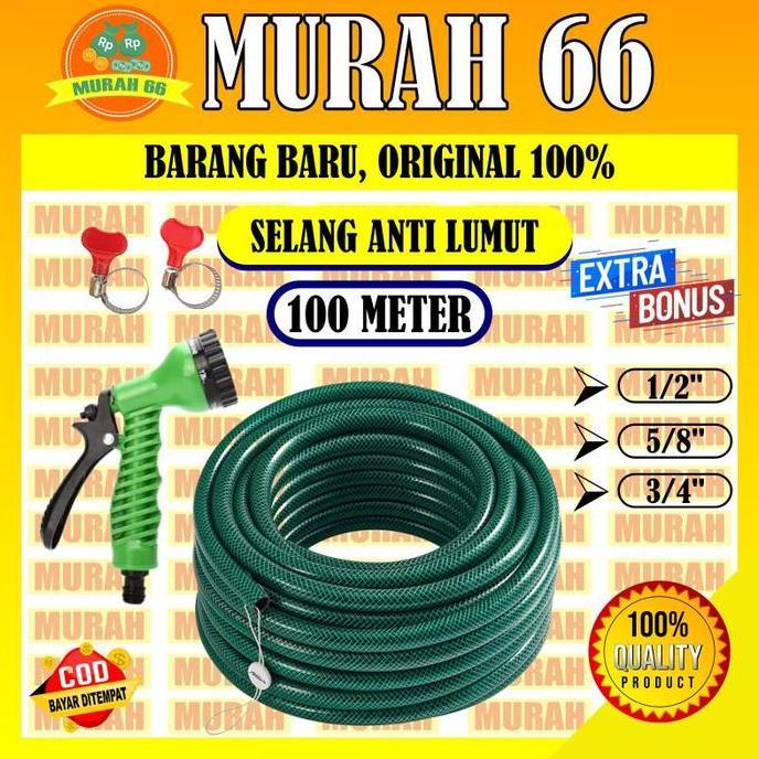SELANG AIR 100 METER 1/2 5/8 3/4 INCH / SELANG AIR 1 ROLL SELANG TAMAN