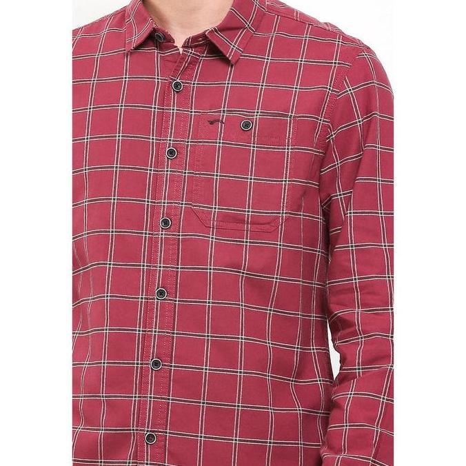 Cardinal Kemeja Lengan Panjang Slim Fit Pria C2257J111B