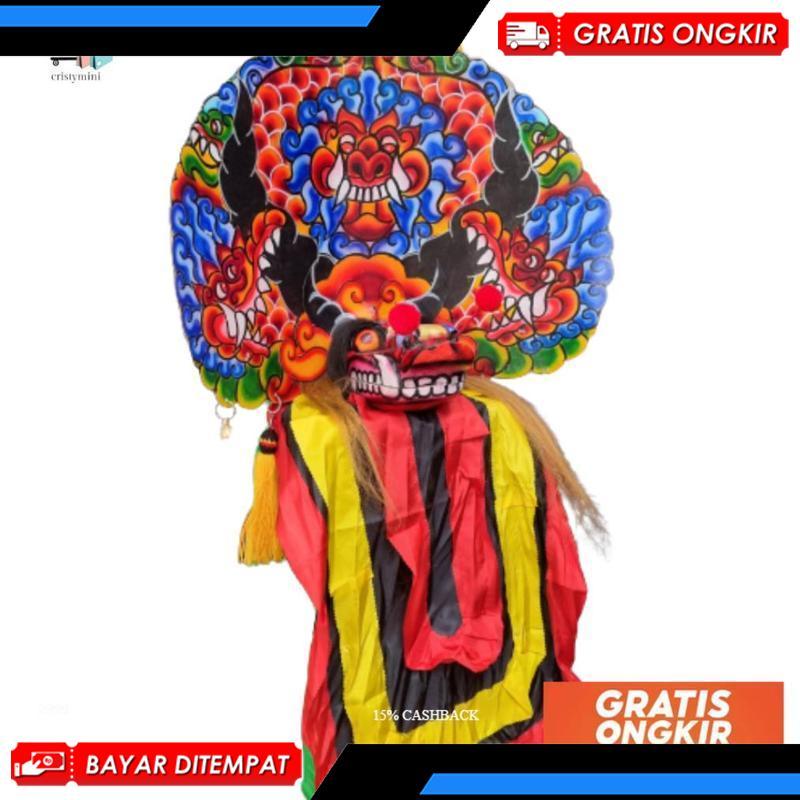 BANYAK DISKON  BARONGAN CAPLOK KAYU CORET FULL SET LENGKAP / Barongan Dewasa Jumbo Plipit Romo / Bar
