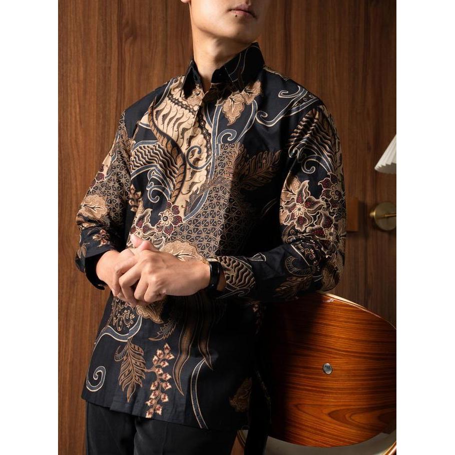 Batik Ayman - WIRA LENGAN PANJANG | Kemeja Batik Pria Katun Premium