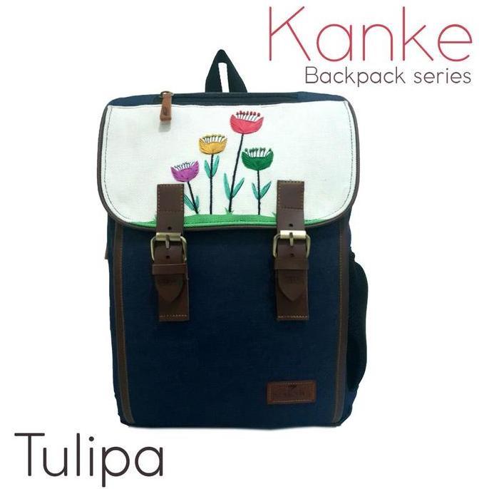 MARAWA Kanke - Tulipa Backpack Tas Ransel Laptop Denim