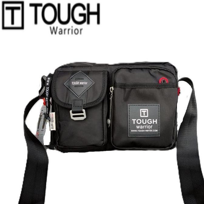 Tas Tough Warrior 555 Selempang Bahu Pria & Wanita - Tahan Air, Ringan, dan Kuat canvas  bag