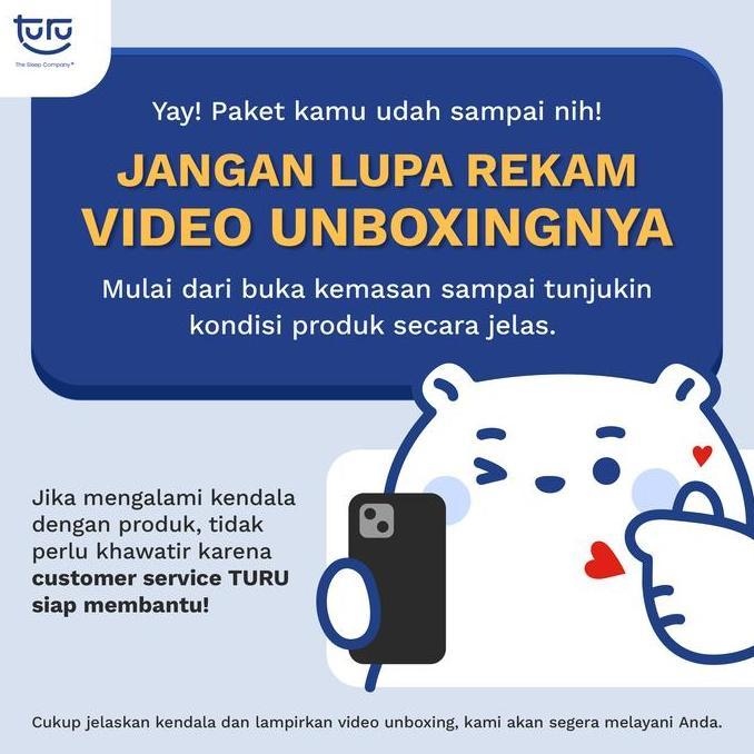 Naturalcam- Turu Tas Bag Cover Kasur Lipat Turu Wave Spunbound Tebal - Dark Blue Penyimpanan Waterpr