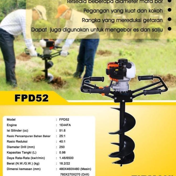] Mesin Bor Tanah Firman FPD 52