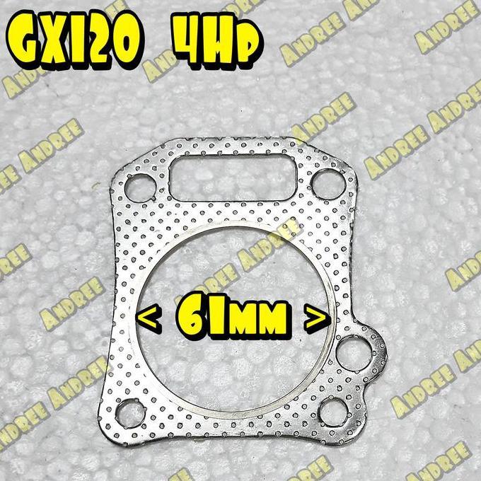 =====] GX120 Gasket Cylinder Head Paking Deksel Honda GX-120 GX 120 4 Hp