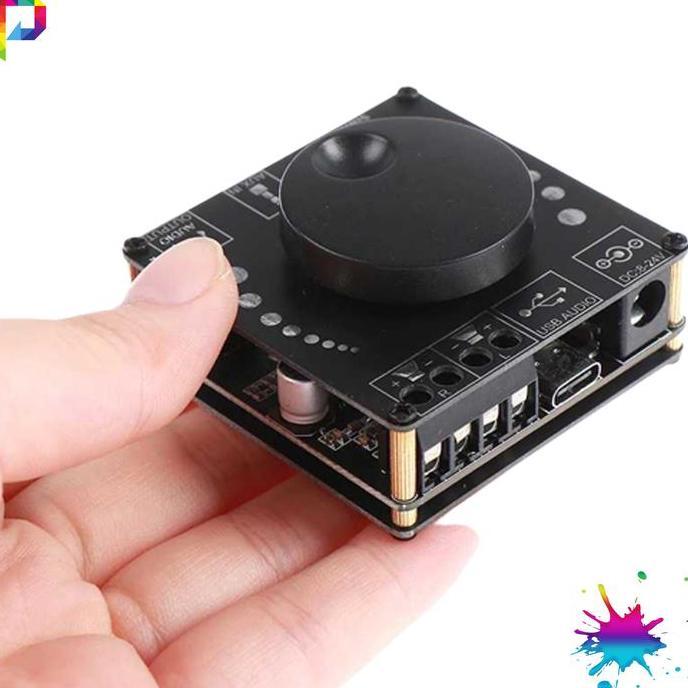 DAC Stereo Amplifier Blutut Mini Audio Ampli Blutooth Bluetooth 5.0 2x 50 Watt BEST SELLER