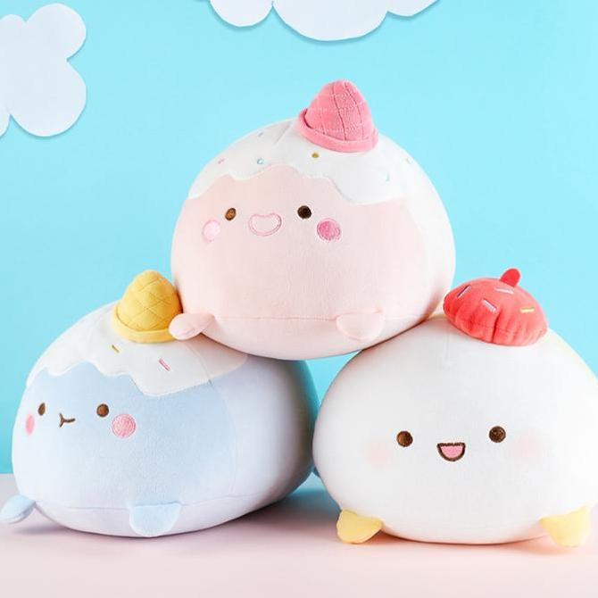 Lucuu- Miniso Boneka Bantal Guling Lucu Lembut Plush Mainan Boneka Mainan Mewah Bantal Bayi Doll Min