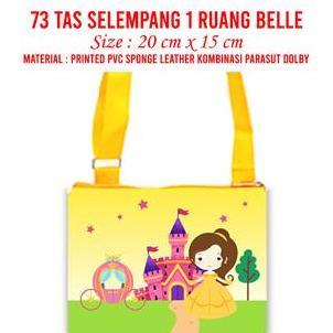 ```````] Princess Belle Dompet Mini Wallet Panjang Case Tas Selempang Pouch