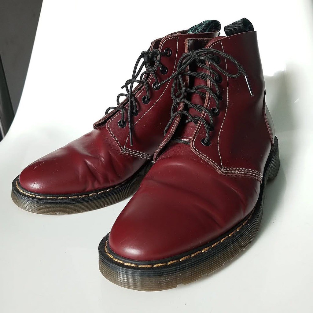 Vintage Solovair Hawkins 6 Eye Astronaut Boots Formal Leather Shoes