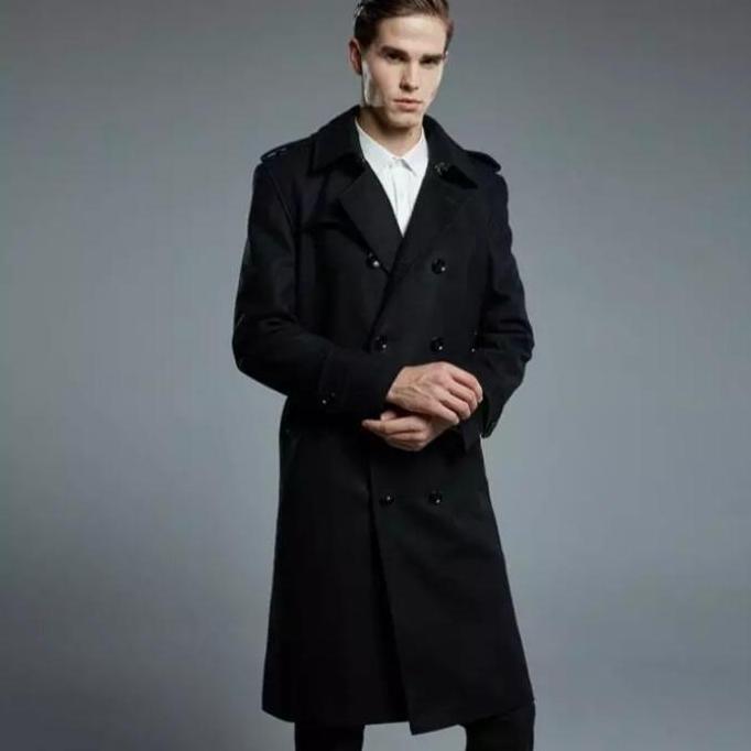 jas panjang pria,katun Drill...jas jubah terbaru....