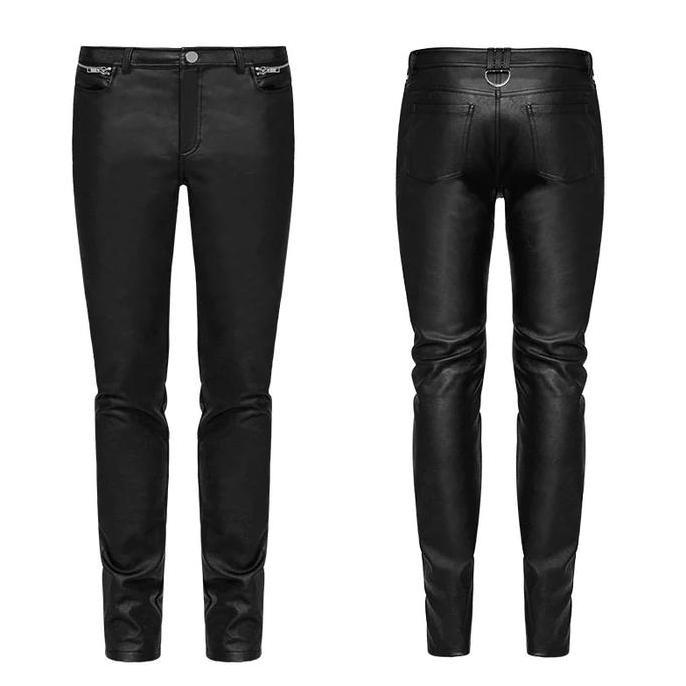 celana panjang pria semi kulit punkrave