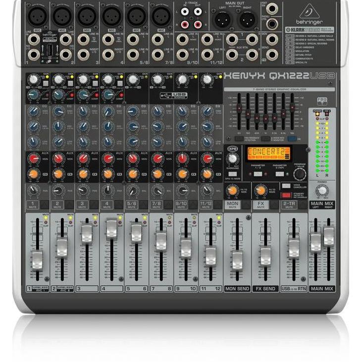 Mixer BEHRINGER Xenyx QX1222USB 6 channel mono 2 stereo st