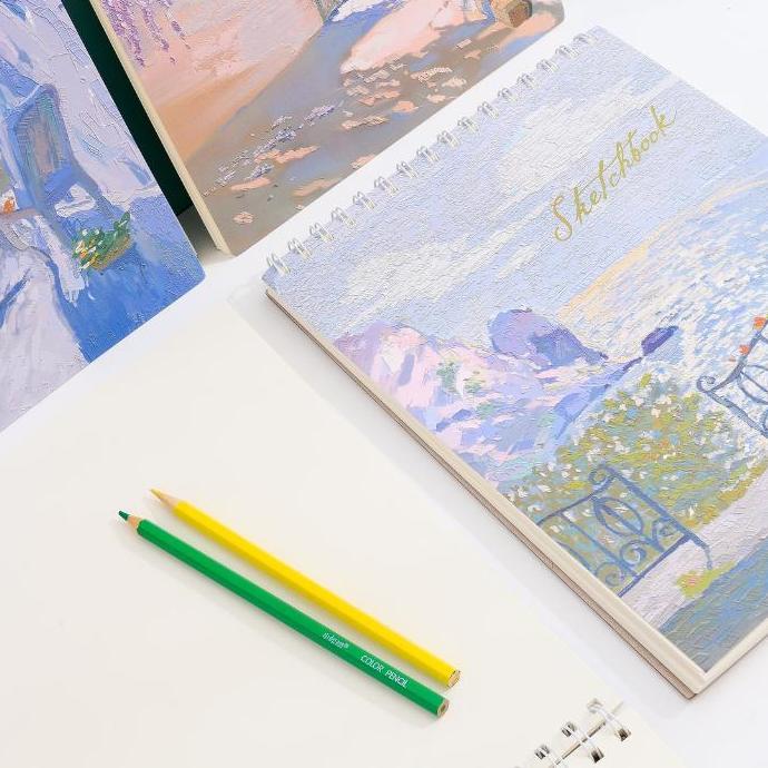 Juilooshophs - Sketch Book A4 Drawing Book 5 Lbr / Buku Gambar Sketsa Ring - 5263