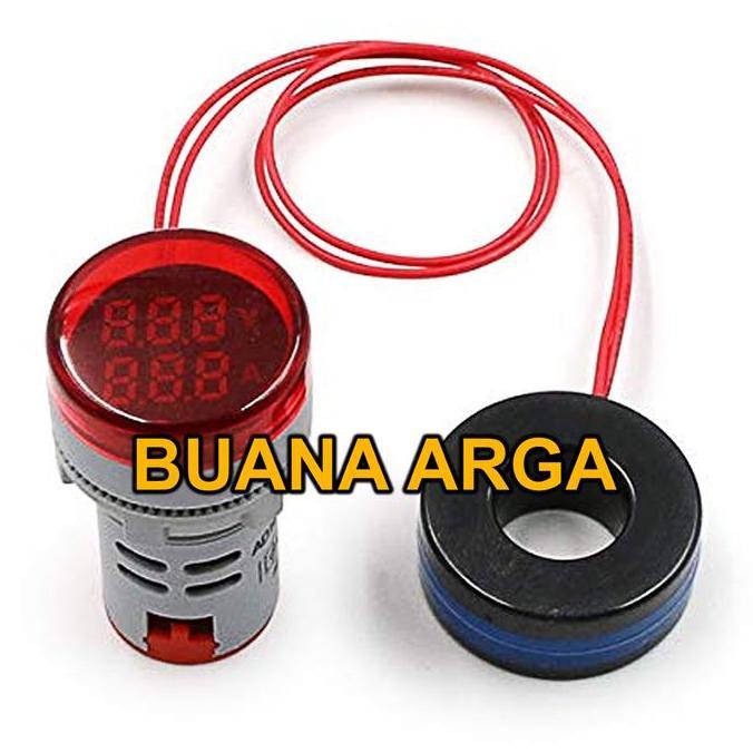 Terjangkau Pilot Lamp Led With Volt Meter + Ampere Meter