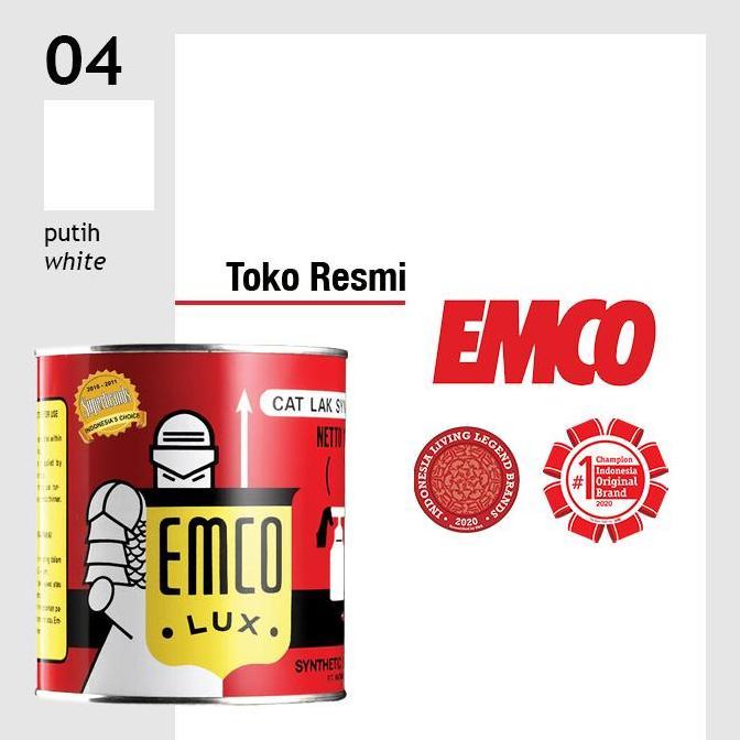 Wrnawrni- Cat Kayu & Besi Emco Lux 1Kg - Putih