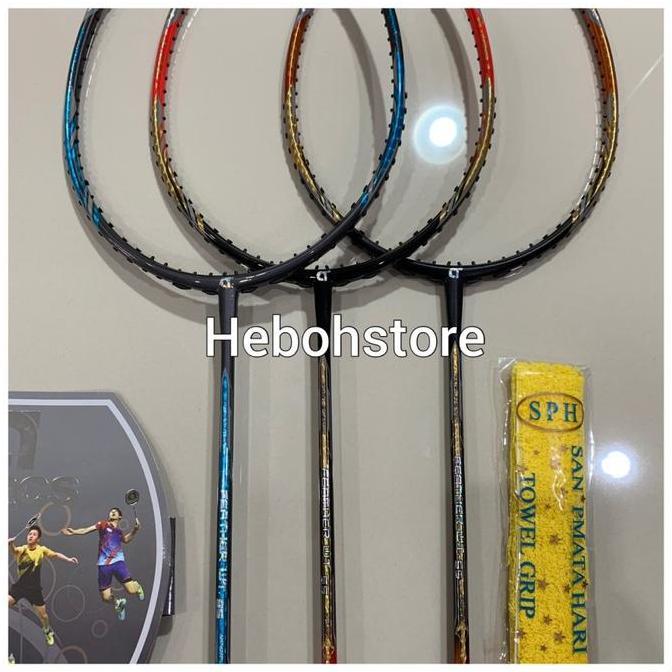 Kokking- Raket Badminton New Apacs Feather Wt.55 Nanotec Kuat 35 Lbs Berat 58Gr