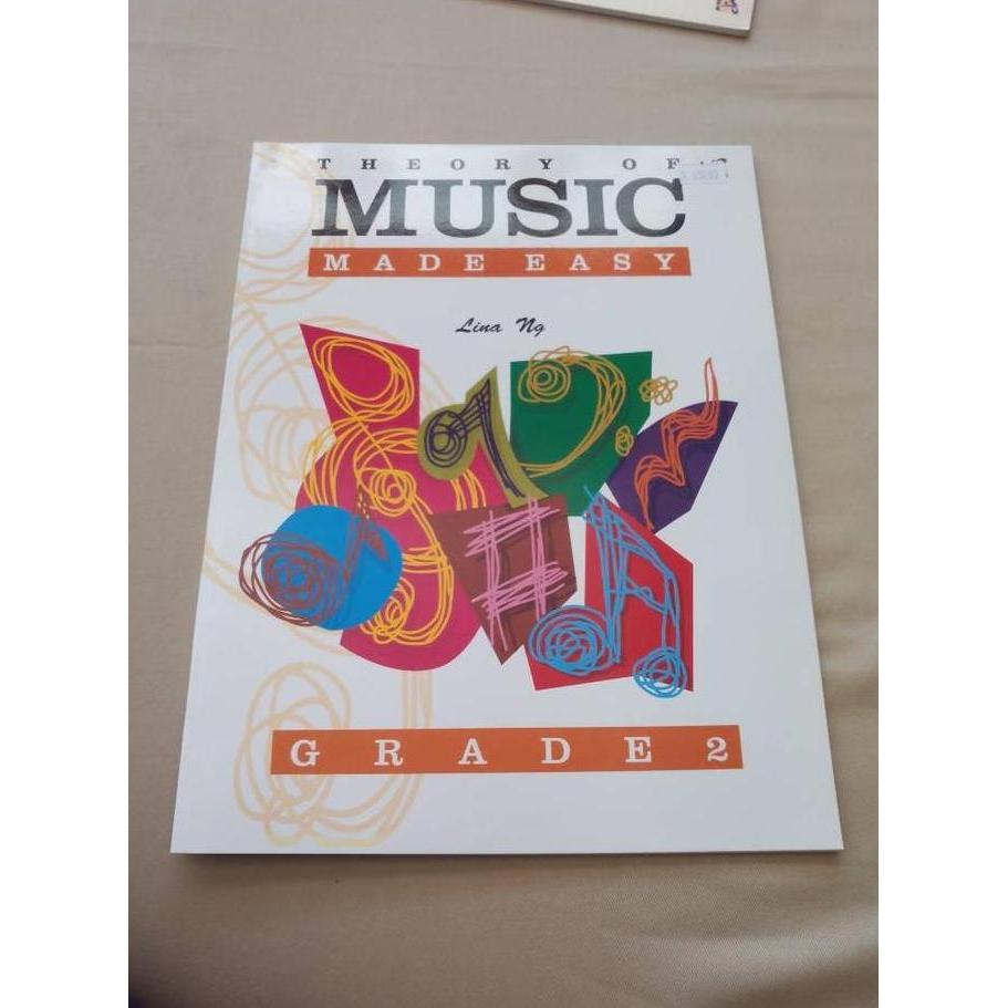 Buku teori musik grade 2 Theory of Music Made Easy piano biola vokal flute cello ABRSM by Lina Ng