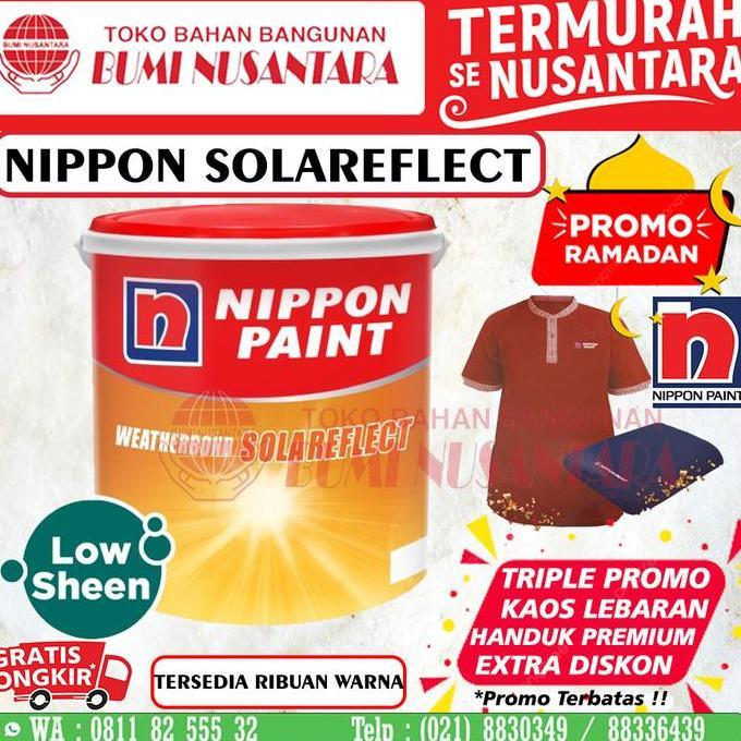 Wrnawrni- Nippon Solareflect 2,5L Putih Cat Exterior Nippon Paint Weatherbond