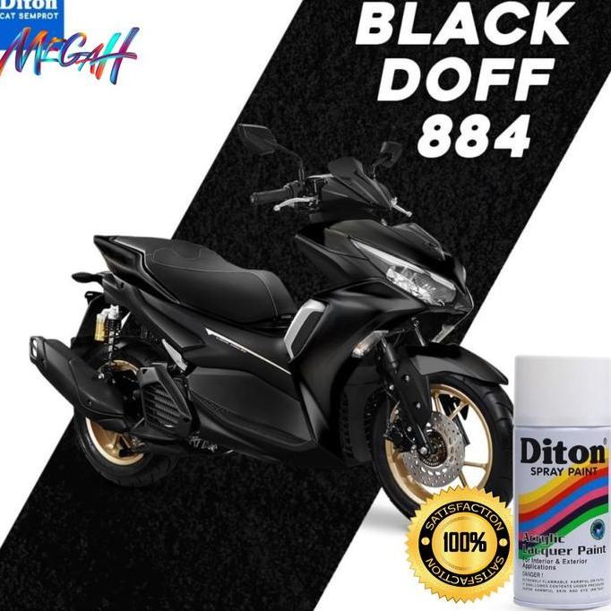 Wrnawrni- Pilox Diton 300Cc Pilok Pylox Hitam Black Doff 884