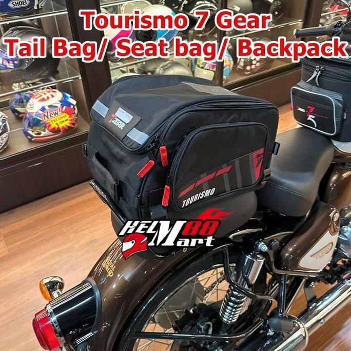 Tail Bag Tourismo Seat Bag 7Gear Tas Motor Belakang Jok Tas Touring Tas Multifungsi