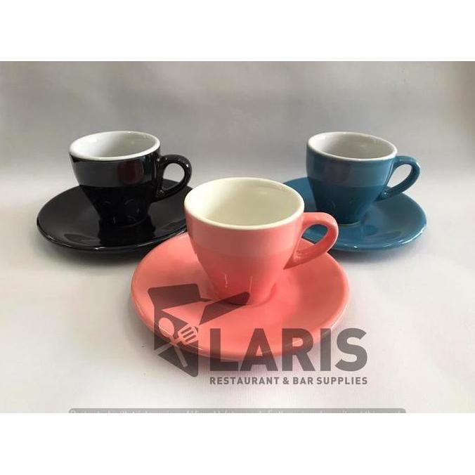 New- Cangkir Kopi Espresso Keramik Warna 90Ml / Cangkir Cafe Restoran Unik