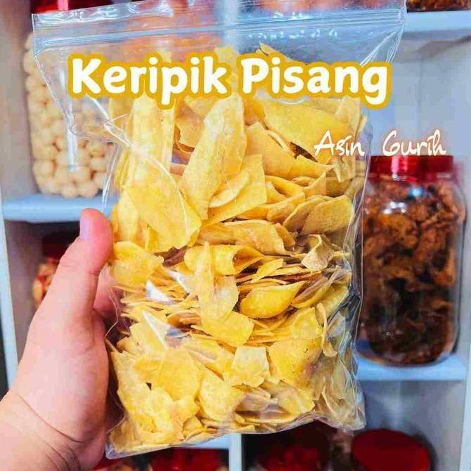 KERIPIK PISANG KEPOK 1KG / KERIPIK PISANG / GURIH / MANIS / KERIPIK PISANG RENYAH