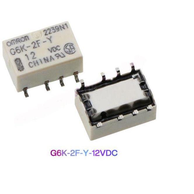 Autonix- Smd G6K-2F-Y Signal Relay 8Pin Untuk Omron Relay 5V & 12V