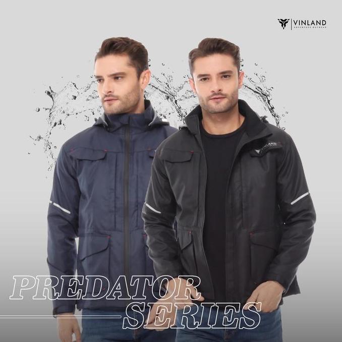 Jaket Motor Pria Tebal Waterproof VINLAND | PREDATOR