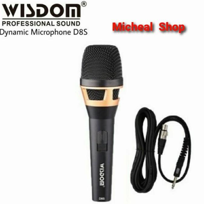 Mic kabel Wisdom D8s / microphone wisdom D8s Dinamic / Original