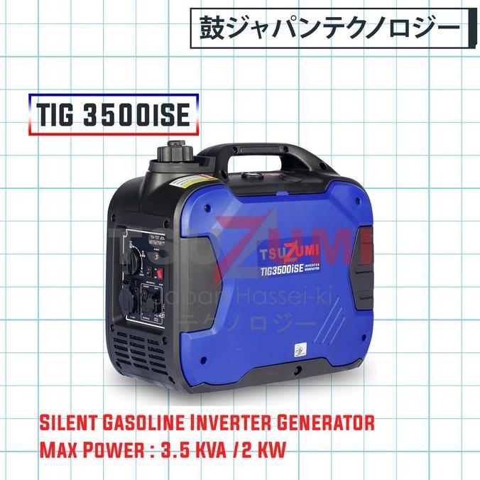 Terlaris Genset Inverter Tig 3500Ise Tsuzumi Japan