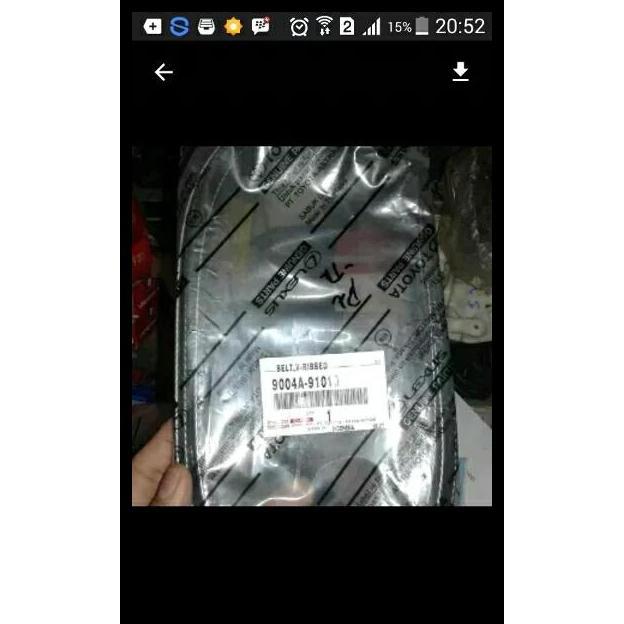 TERBARU TALI KIPAS FAN BELT VAN BELT ASLI RUSH TERIOS AVANZA 1500CC LAMA