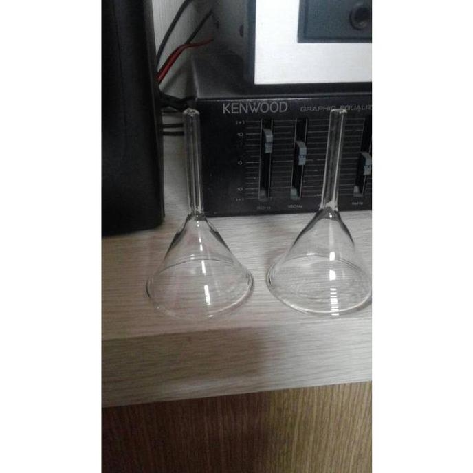 Kualitass- Corong Kaca Polos Bahan Pyrex Diameter 50Mm | 5Cm