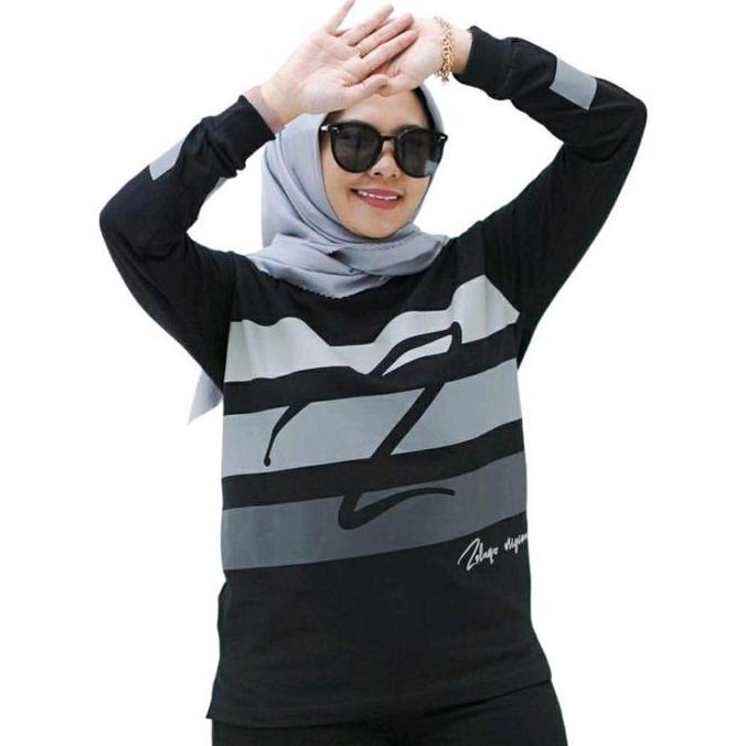 Cntikk- Atasan Wanita Zolaqu Premium/Kaos Panjang Combed Wanita/Kaos Katun Tebal Wanita Jumbo Lembut