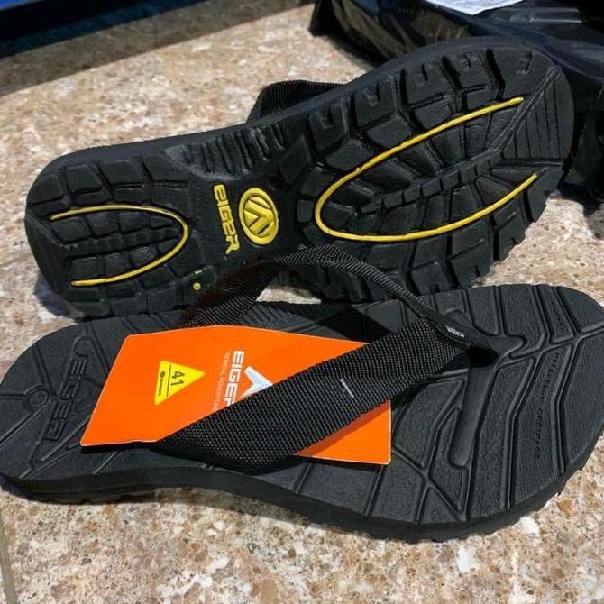 BEST SELLER SANDAL JEPIT GUNUNG EIGER OUTDOOR PRIA WANITA TERMURAH SENDAL KARET HITAM MERAH
