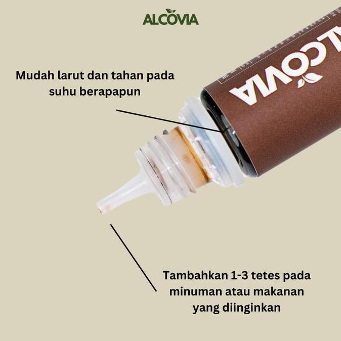 Violakanda7 - Alcovia Stevia Aren Tetes Pemanis Alami Pengganti Gula - 15 Ml