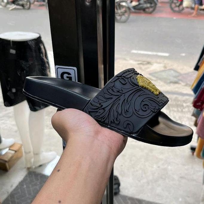 DISKON SENDAL SELOP PRIA MODEL TERBARU - SANDAL SLOP PRIA KARET TEBAL AWET