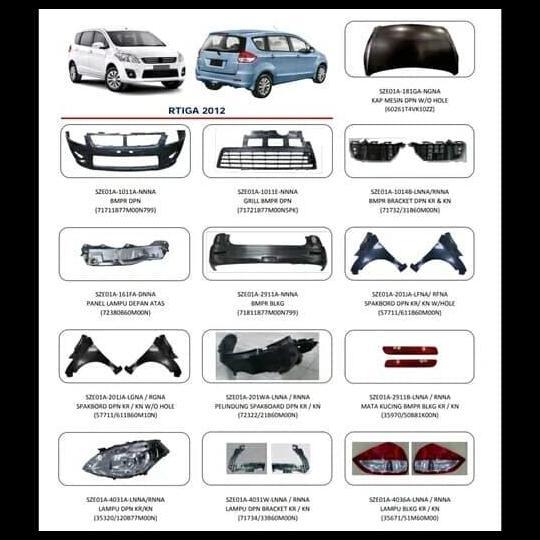 TERLARIS BEMPER BUMPER DEPAN ERTIGA R3 NHF 