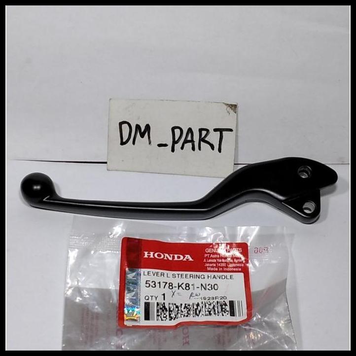 TERMURAH HANDLE HANDEL TUAS KIRI BELAKANG REM HITAM VARIO 125 150 NEW GENIO ORI
