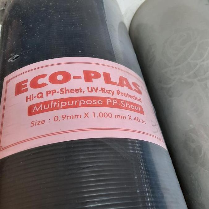 Fiber Pagar / Penutup pagar Tebal motif garis (0,8mm) ECOPLAST (1m)